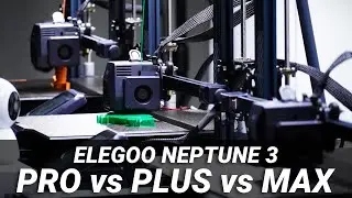 Ces imprimantes 3D ont tout ce qu'il vous faut! Voici la Elegoo Neptune 3 Pro, Plus et Max!