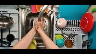19 August 2024 - Relaxation, dishwashing asmr clean with me, transparent cleaning tips #1169