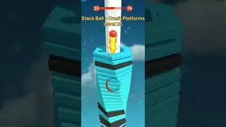 Stack Ball - Crash Platforms Level 25 #mani7ns #gameplay #gaming
