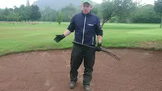 How To Rake A Bunker - Prestonfield Golf Club