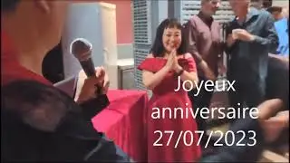 Joyeux anniversaire Nina 27/07/2023.Tango Argentin Milonga Sensation PARIS 13