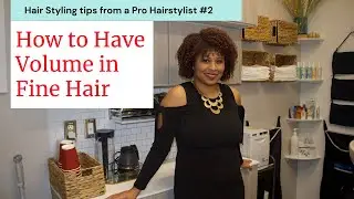 How to get volume in fine hair - That lasts! - Tips from Hairstylist #2
