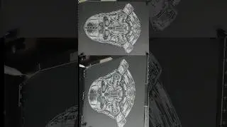 Mechanical Helmet Carved By Machine With Insane Accuracy #cnc