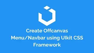 How to create offcanvas menu/navbar using UIkit CSS Framework