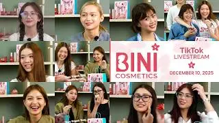 2025.12.10 BINI Cosmetics TikTok Livestream (with timestamps) | December 10, 2025