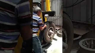 purane tyres remolbing Refreadign process Tyre Remolbing #tyres #remix #automobile #replast #repol