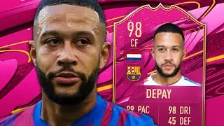 MUST COMPLETE! ⭐ 98 FUTTIES DEPAY PLAYER REVIEW - FIFA 21 ULTIMATE TEAM