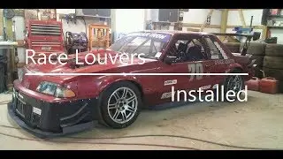 Race Louvers - Fox Mustang Hood Vents Replaced with Hood Louvers