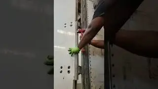Replacing 32 inches of C-Lock for duraplate door! No job to big or too small! 👨🏿&zwj;🏭🧑🏾&zwj;🔧 Share please!