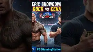 ROCK vs. CENA: This Match Should Be BANNED!🚫 #wwe2k25 #wrestling  #Gaming #wwe  #gamingshorts