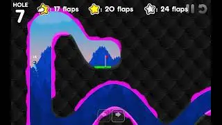 Flappy Golf 2 - Sticky Zone Hole 7 - 17 Flaps