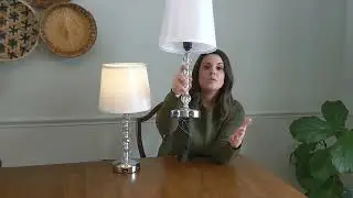 Review of Crystal Lamp for Bedroom Set of 2 - Acaxin Silver Bedside Table Lamps Touch Control