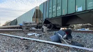 NS 366 and the Damaged Railroad Crossing in Locust Grove, GA - January 20, 2023