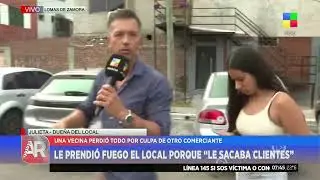 🔴 LOMAS DE ZAMORA: LE PRENDIÓ FUEGO EL LOCAL PORQUE 