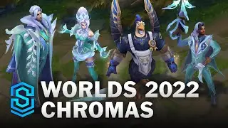 Worlds 2022 Chromas | Birdio, Crystal Rose Zyra, Crystal Rose Swain & Crystal Rose Akshan