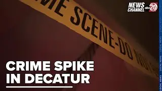 Власти города Декейтер провели пресс-конференцию, чтобы обсудить резкий рост преступности.