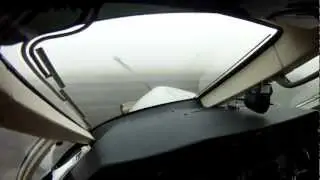 Pilatus PC-12 Fog Takeoff (GoPro Pilot's view, NO MUSIC)