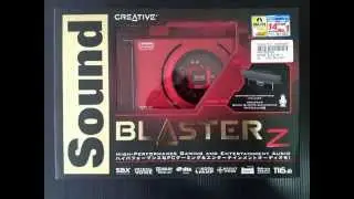 Unboxing Creative Sound Blaster Z