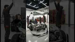 ASMR Car Restoration of Lamborgini Supercar #carrestoration #asmr