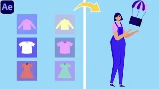 2D Explainer Online Shopping Animation | After Effects Tutorial