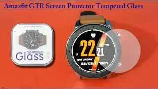 Amazfit GTR screen protector setup