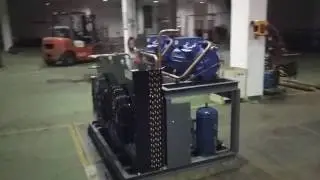 cascade refrigeration unit with German Bock compressor