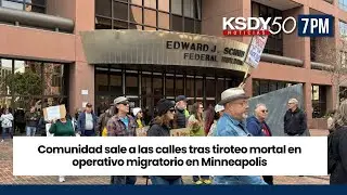 Residentes marchan para protestar por el tiroteo mortal por ICE en Minneapolis KSDY NOTICIAS 7PM
