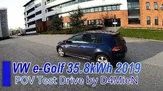 2019 VW e-Golf 35.8kWh 136hp POV Highway Drive by D4MieN