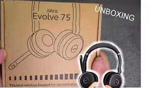 Jabra Evolve 75 office headset - UNBOXING