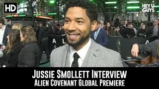 Jussie Smollett Premiere Interview - Alien Covenant