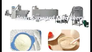 Nutritional powder baby food production line in our client's factory