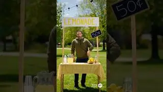 Singing and Dancing at a Lemonade Stand 🍋🎶