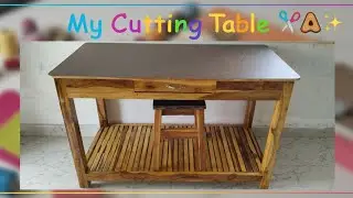 My Cutting ✂️ Table//ఈ టేబుల్ ని చెయ్యడానికి ఎంత Money తీసుకున్నారంటే...?Blouse cutting in Telugu