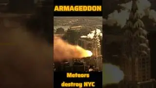 ARMAGEDDON | Meteors destroy New York City #actionmovies #scifimovies #science #nyc #shorts #cinema