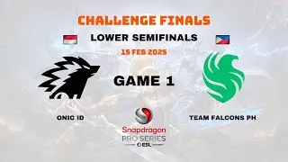 Onic ID vs Team Falcons PH Game 1 | Snapdragon Mobile Challenge Final | Lower Semifinals