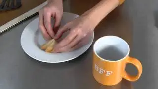 How to fold a fortune cookie