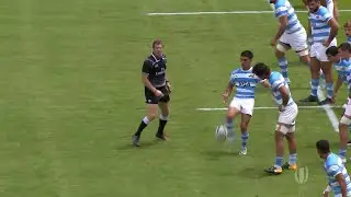 Brilliant Argentina cross field kick try