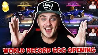 WORLD RECORD Golden Egg Opening HIGHLIGHTS! | Only PAINTED & BLACK MARKET ITEMS! Rocket League
