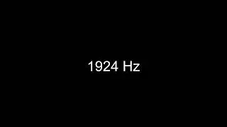 How 1924 Hz Sounds to the Human Ear
