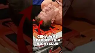 When John Cena was STABBED in a nightclub #wwe #wrestling #shorts