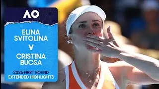 Elina Svitolina v Cristina Bucsa Extended Highlights | Australian Open 2026 First Round