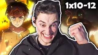 Anime Hater Reacts to ATTACK ON TITAN 1x10, 1x11, AND 1x12 !!