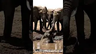 Emotional Elephant Rescue 🐘 | Unbelievable Animal Friendship #shorts #emotional  #animalrescue