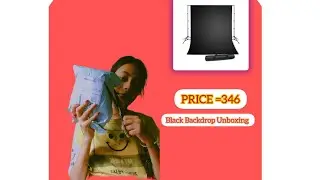 Black Background Screen Unboxing|| Black Backdrop Unboxing||