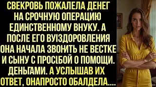 Свекровь отказала внуку в операции, но вскоре сама умоляла о деньгах. Ответ невестки её потряс...