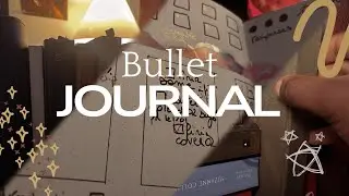 Bingo, bullet journal spread, scrapbooking ✨cozy rain sound background vid&eacute;o✨