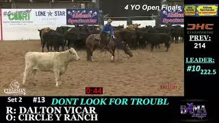 2022 Abilene Spectacular 4YO Open Champion Dalton Vicar Dont Look For Troubl Circle Y Ranch