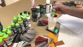Matching colors with Polycryl  swatch system