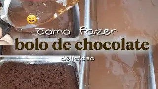 Como fazer um Bolo de chocolate maravilhoso!!!!!🤩🤩