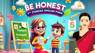 Be Honest Poem | Easy English Poem for Class 4 | Learn with Kanmani Teacher